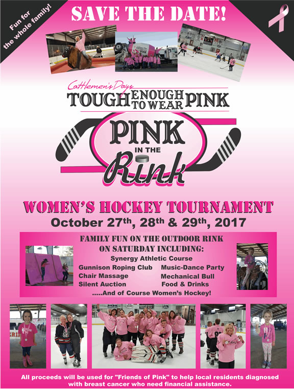 Pink in the Rink Save the Date