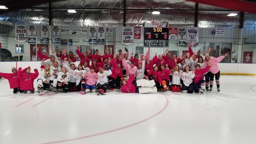 2018 TETWP Pink in the Rink Women's Hockey Tournament , Gunnison, CO