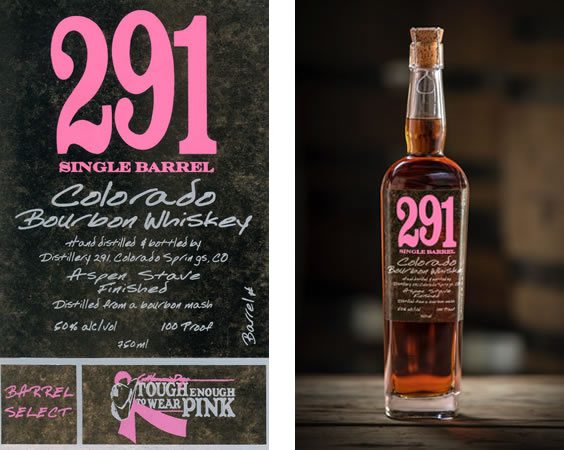 291 Colorado Bourbon Whiskey Barrel Select program benefitting Cattleman's Days Tough Enough To Wear Pink