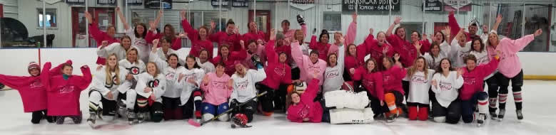 Pink in the Rink 2018 Teams