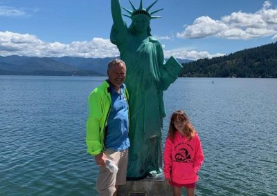 Statue of Liberty Sandpoint ID